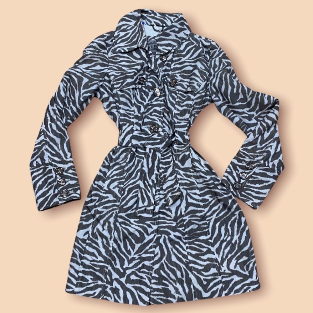 Animal Print Trenchcoat